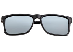 Breed Caelum Polarized Sunglasses - Black/Silver BSG063DL