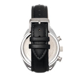 Elevon Bombardier Chronograph Leather-Strap Watch - Black - ELE127-4 ELE127-4