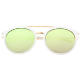Sixty One Moreno Polarized Sunglasses - White/Mint - SIXS145PGX SIXS145PGX