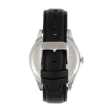 Simplify The 6600 Series Leather-Band Watch - Black/Silver SIM6601