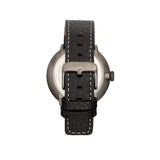Simplify The 7100 Leather-Band Watch w/Date - Black/Yellow SIM7105