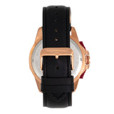 Morphic M82 Series Chronograph Leather-Band Watch w/Date - Rose Gold/Black MPH8204