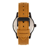 Morphic M85 Series Canvas-Overlaid Leather-Band Watch - Black/Beige MPH8503