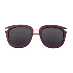 Bertha Arianna Polarized Sunglasses - Burgundy/Black BRSBR043GN