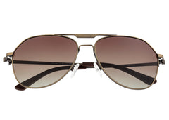 Breed Mount Titanium Polarized Sunglasses - Bronze/Brown
