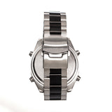 Morphic M76 Series Drum-Roll Bracelet Watch - Silver/Black - MPH7607 MPH7607