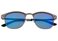 Breed Phase Titanium Polarized Sunglasses - Gunmetal/Blue BSG058GM