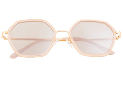 Bertha Ariana Polarized Sunglasses - Pink/Clear BRSBR038CL