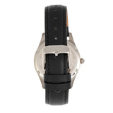 Bertha Dixie Floral Engraved Leather-Band Watch - Black BTHBR9901