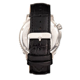 Reign Bauer Automatic Semi-Skeleton Leather-Band Watch - Silver/White REIRN6001