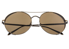 Breed Barlow Titanium  Polarized Sunglasses - Bronze/Brown