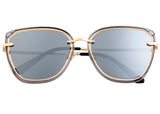 Bertha Rylee Polarized Sunglasses - Grey/Silver BRSBR041GY