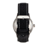 Reign Henry Automatic Canvas-Overlaid Leather-Band Watch w/Date - Gunmetal - REIRN6203 REIRN6203