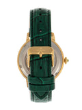 Empress Tatiana Automatic Semi-Skeleton Leather-Band Watch - Green EMPEM2904