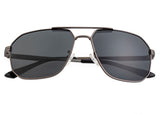 Breed Norma Polarized Sunglasses - Gunmetal/Black BSG064SL