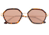 Bertha Ariana Polarized Sunglasses - Tortoise/Brown BRSBR038BN