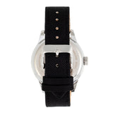 Elevon Bandit Leather-Band Watch w/Date - Black ELE118-2