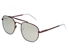 Sixty One Stockton Polarized Sunglasses - Brown/Silver SIXS103BN
