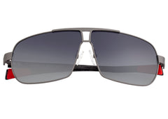 Breed Sagittarius Titanium Polarized Sunglasses - Gunmetal/Black BSG032GM
