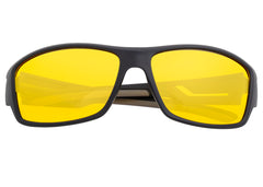 Breed Aquarius Polarized Sunglasses - Black/Yellow BSG060YL