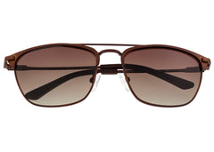 Breed Zodiac Titanium Polarized Sunglasses - Brown/Brown BSG053BN