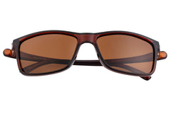 Simplify Ellis Polarized Sunglasses - Brown/Brown SSU123-BN