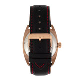 Reign Astro Semi-Skeleton Leather-Band Watch - Rose Gold/Black REIRN5503