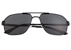 Breed Norma Polarized Sunglasses - Black/Black