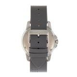 Breed Revolution Leather-Band Watch w/Date - Grey BRD8303