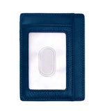 Breed Chase Genuine Leather Front Pocket Wallet - Navy - BRDWALL003-BLU BRDWALL003-BLU