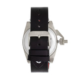 Shield Pascal Leather-Band Men's Diver Watch - Black/Orange - SLDSH102-2 SLDSH102-2