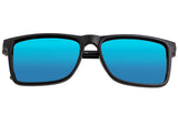 Breed Caelum Polarized Sunglasses - Black/Blue BSG063BL