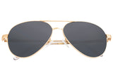 Breed Void Titanium Polarized Sunglasses - Gold/Black BSG059GD