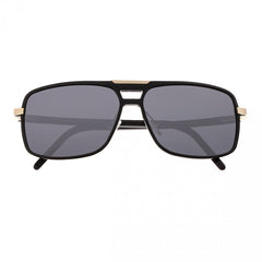 Breed Retrograde Aluminium Polarized Sunglasses - Black/Black