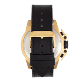 Morphic M81 Series Chronograph Leather-Band Watch w/Date - Black/Gold  - MPH8103 MPH8103