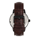 Reign Rudolf Automatic Skeleton Leather-Band Watch - Brown/Black REIRN5903
