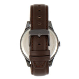 Simplify The 6600 Series Leather-Band Watch - Brown/Black SIM6603