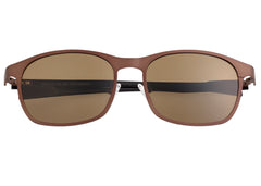 Breed Halley Titanium Polarized Sunglasses - Brown/Brown BSG034BN