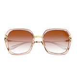 Bertha Teagan Polarized Sunglasses - Pink/Brown BRSBR033BN