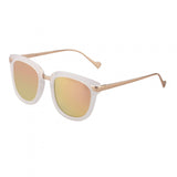 Bertha Jenna Polarized Sunglasses - Clear/Rose Gold BRSBR029CR