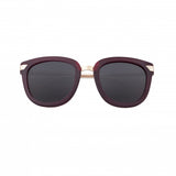 Bertha Jenna Polarized Sunglasses - Burgundy/Black BRSBR029GN