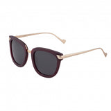 Bertha Jenna Polarized Sunglasses - Burgundy/Black BRSBR029GN