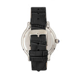 Bertha Cora Crystal-Encrusted Leather-Band Watch - Black BTHBR6001