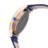 Bertha Courtney Opal Dial Leather-Band Watch - Blue BTHBR7905