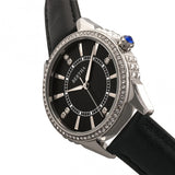 Bertha Clara Leather-Band Watch - Black BTHBR8101