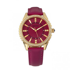 Bertha Clara Leather-Band Watch - Hot Pink BTHBR8104