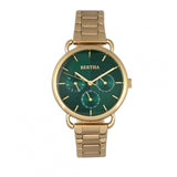 Bertha Gwen Bracelet Watch w/Day/Date - Gold BTHBR8302