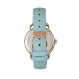 Bertha Gwen Leather-Band Watch w/Day/Date - Seafoam BTHBR8306