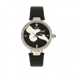 Bertha Nora Leather-Band Watch - Black BTHBR8504