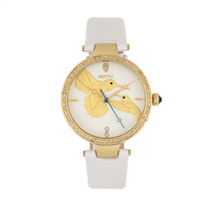 Bertha Nora Leather-Band Watch - White  BTHBR8505